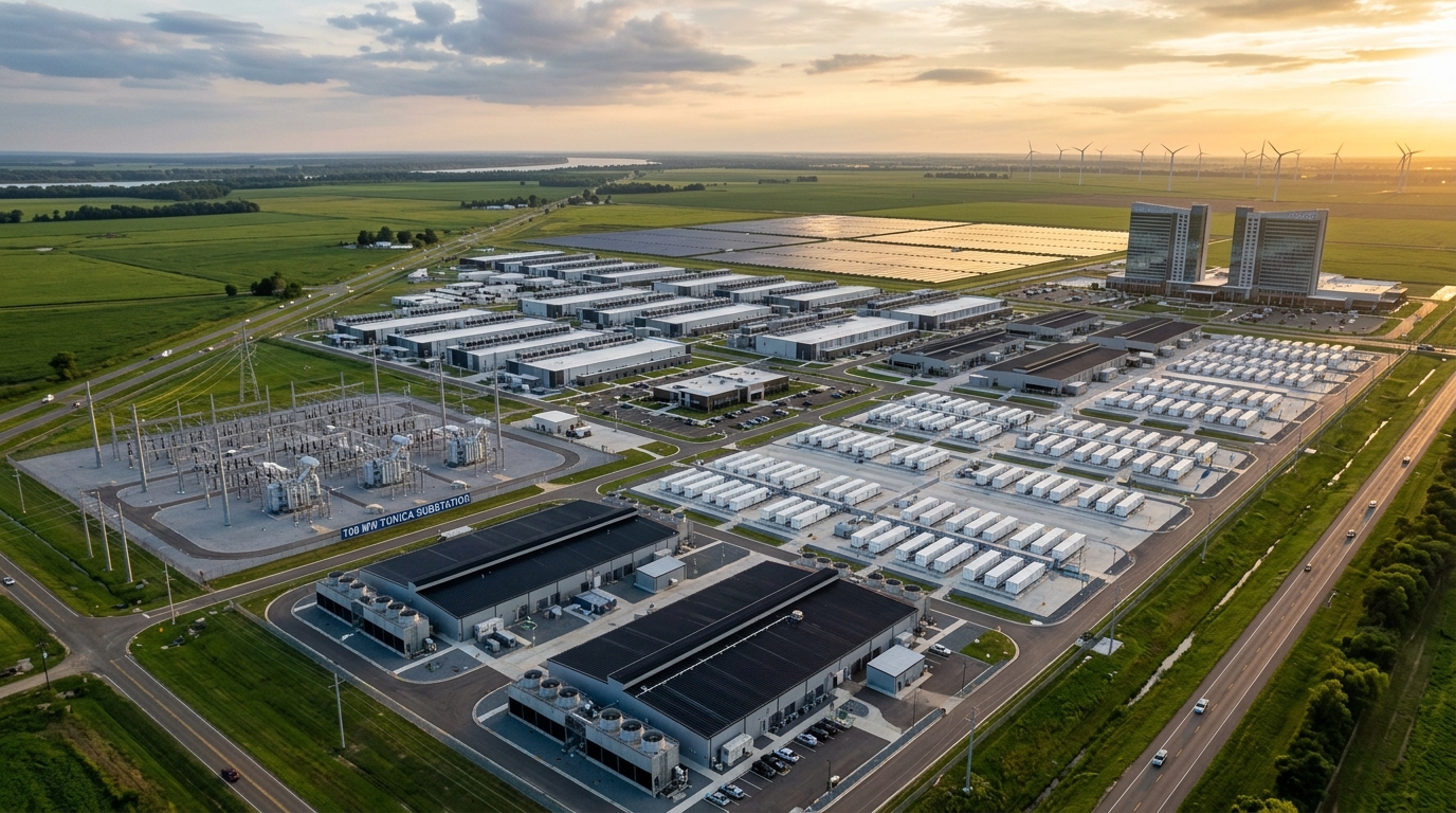 Tunica Master Infrastructure Aerial Map